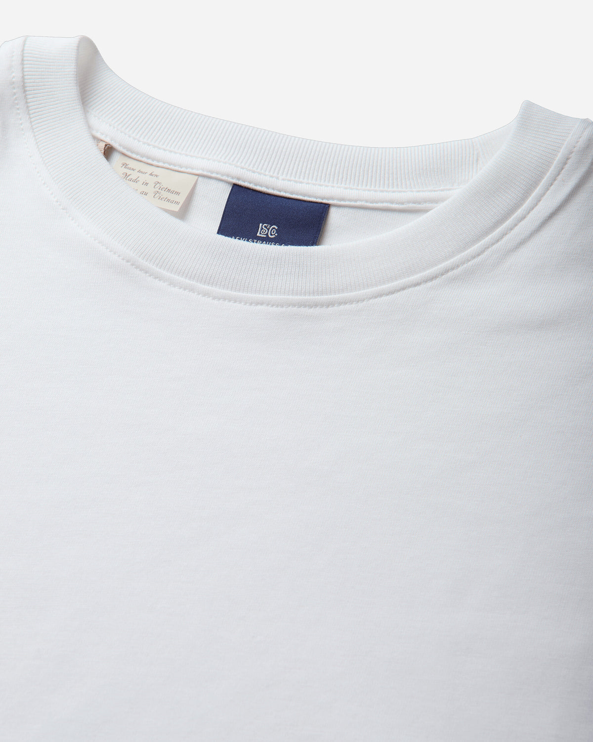 Levi's Wmns Blue Tab Daily Tee Neutrals White T-Shirts Shortsleeve 003JL 0000