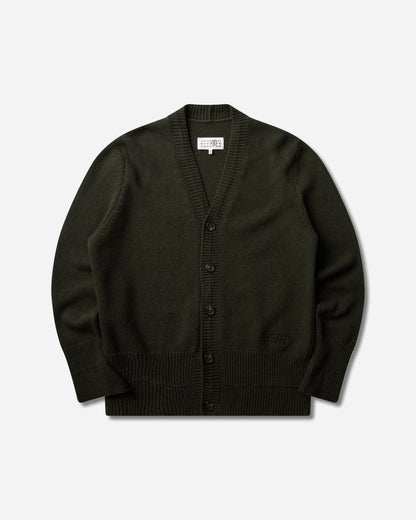 MM6 Maison Margiela Cardigan Khaki Knitwears Cardigans SH0HP0014 697