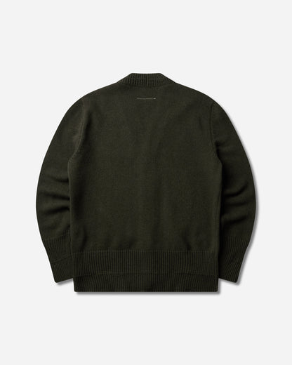 MM6 Maison Margiela Cardigan Khaki Knitwears Cardigans SH0HP0014 697