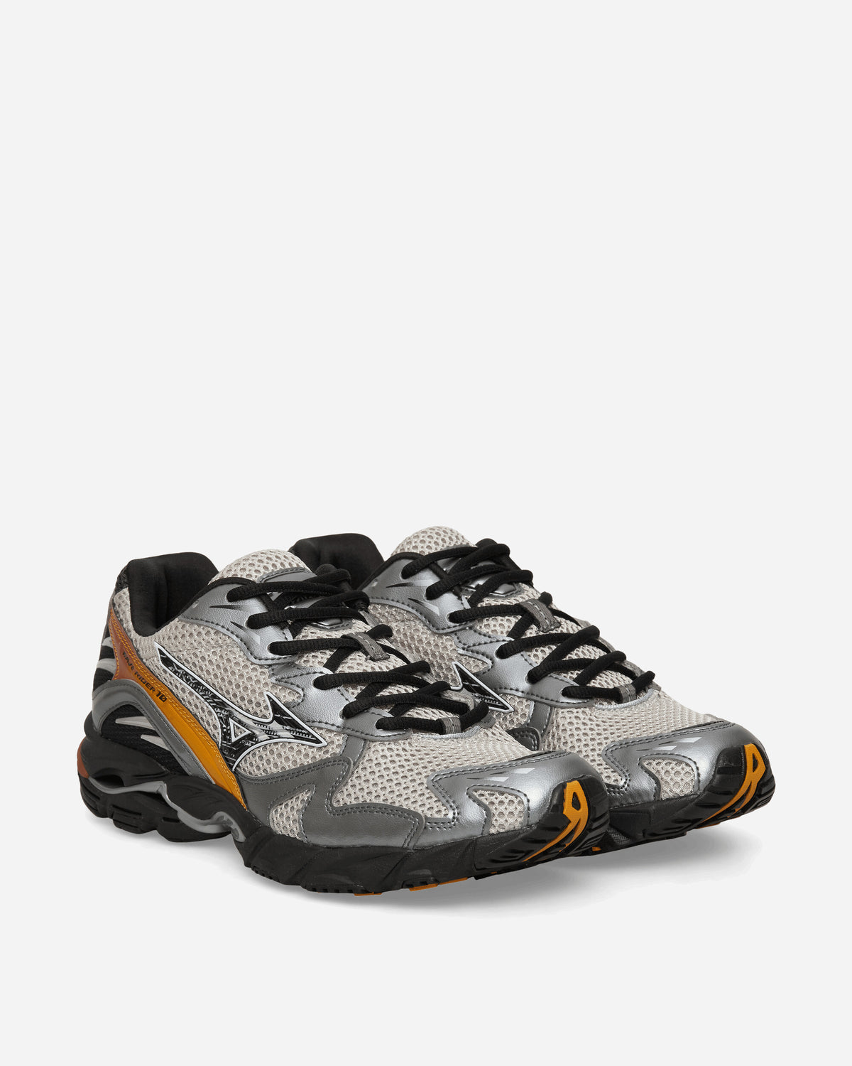 Mizuno Shoe Wave Rider 10 Harbor Mist/Black/Harvest Gold Sneakers Low D1GA261D-01