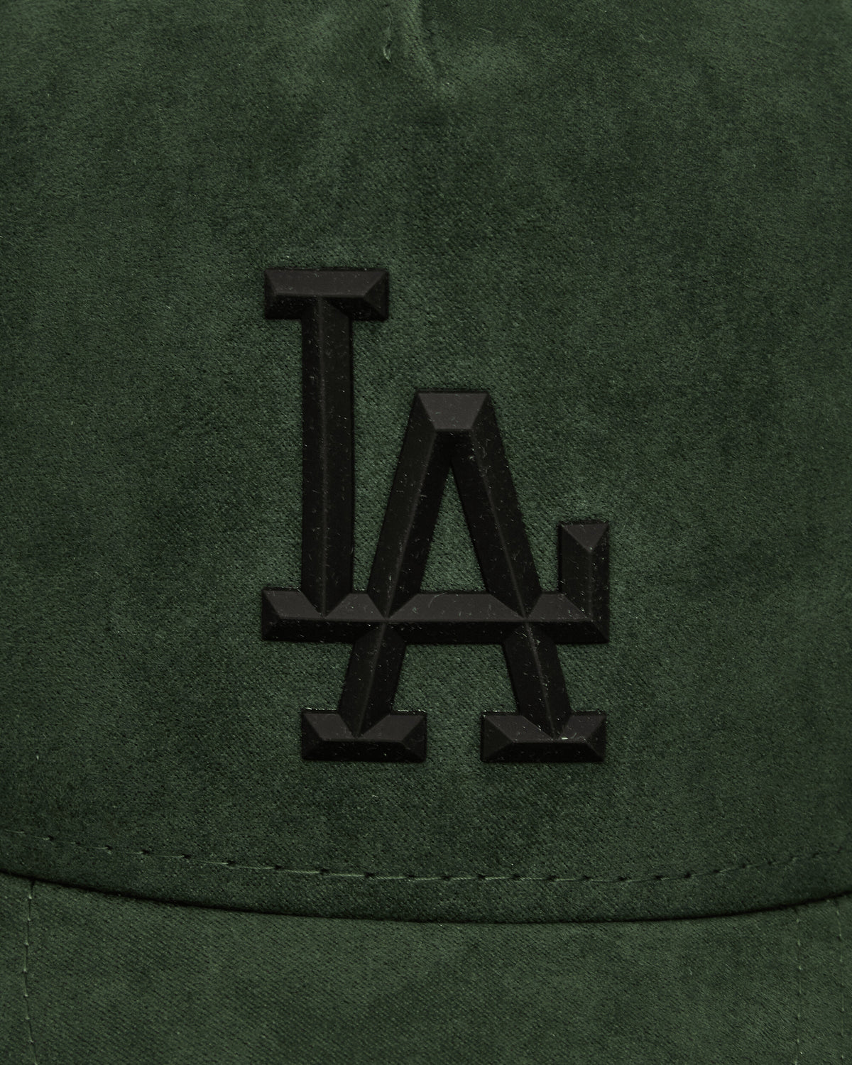 New Era Faux Suede E-Frame Dark Green Hats Caps 60580813 301
