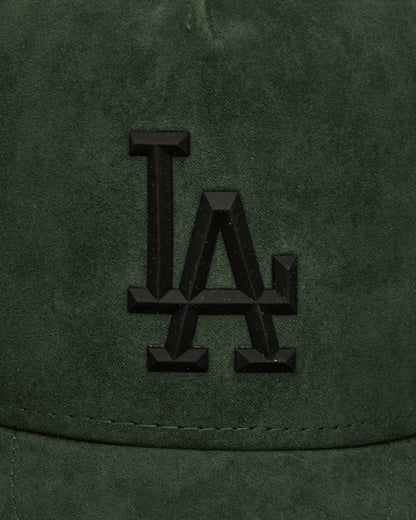 New Era Faux Suede E-Frame Dark Green Hats Caps 60580813 301
