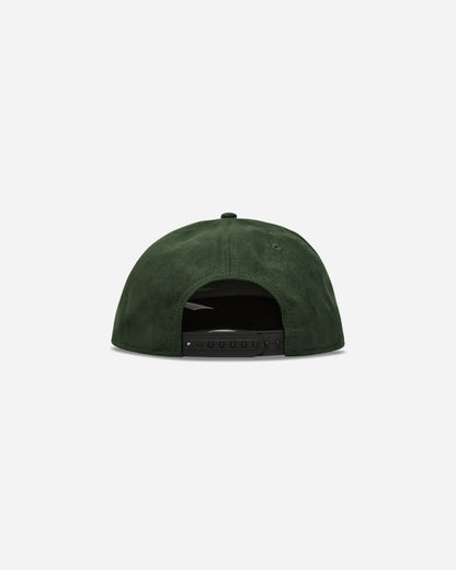 New Era Faux Suede E-Frame Dark Green Hats Caps 60580813 301