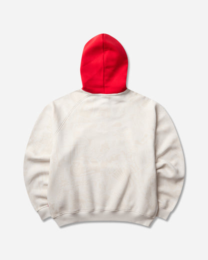 Nike M J Brk Lsr Flc Po Bb Phantom/University Red Sweatshirts Hoodies IM8986-030
