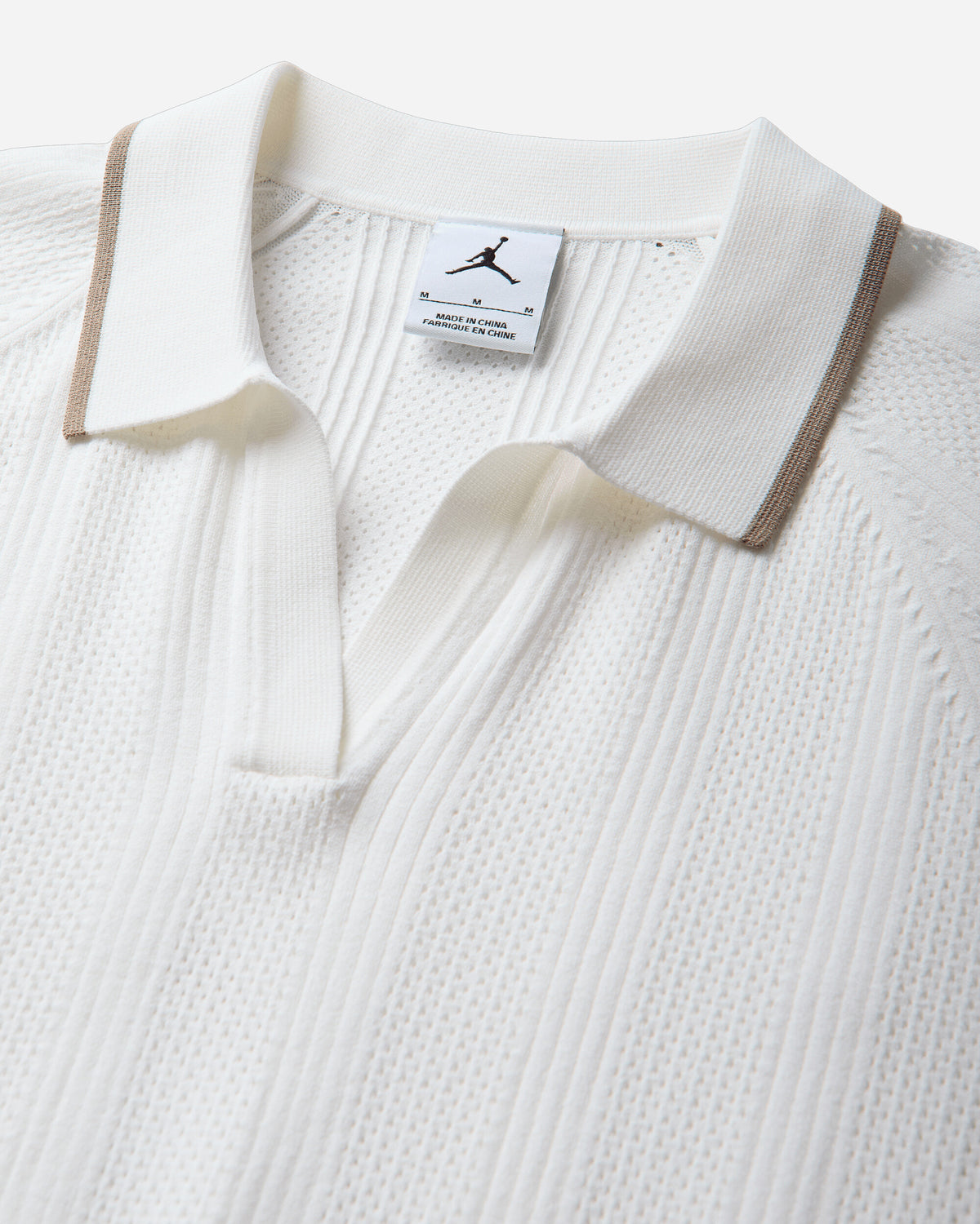 Nike Wmns W J Spt Golf Knit Ss Polo Sail/Khaki/Khaki T-Shirts Polo IO9107-133