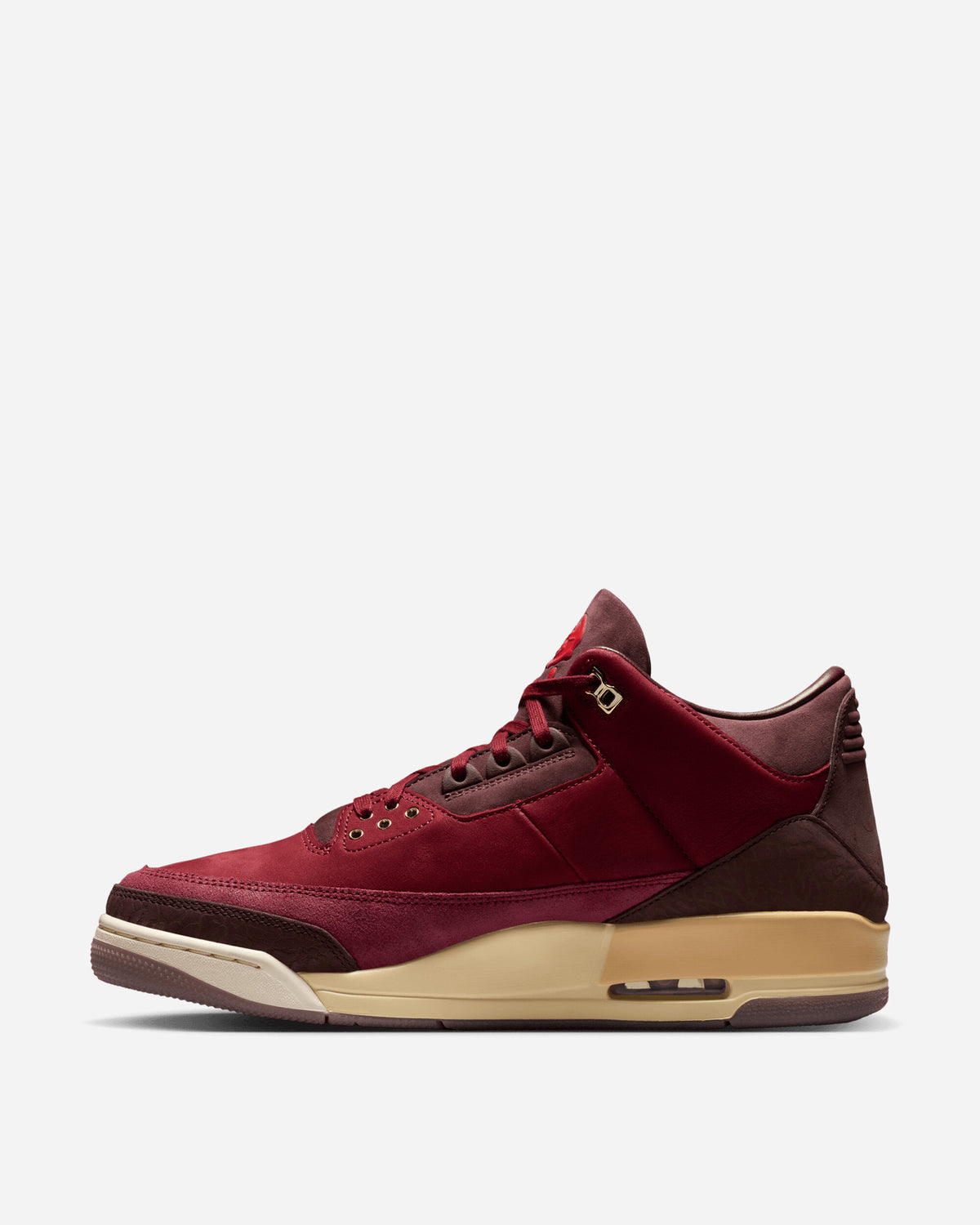 Nike Jordan Air Jordan 3 Retro Og Prm Team Red/Metallic Gold-Burgund Sneakers Mid IO7744-600