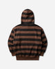 No Problemo No Problemo Striped Hoodie Brown Sweatshirts Hoodies NP2003306 Brown