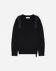 OAMC Peacemaker Applied Tape Knit Black T-Shirts Top PCM3OK01AFL005099 BLACK