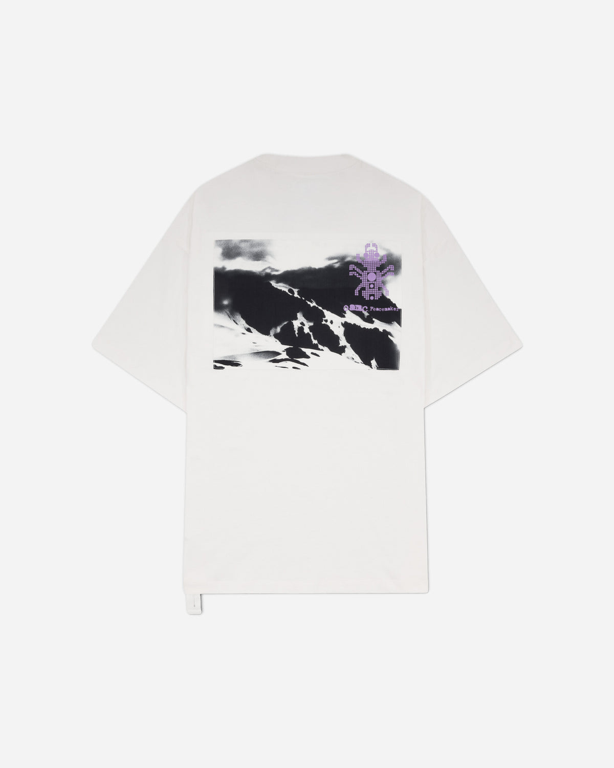 OAMC Peacemaker Pocket Tee  Landscape Print White T-Shirts Top PCM3OT03FJE001001 WHITE