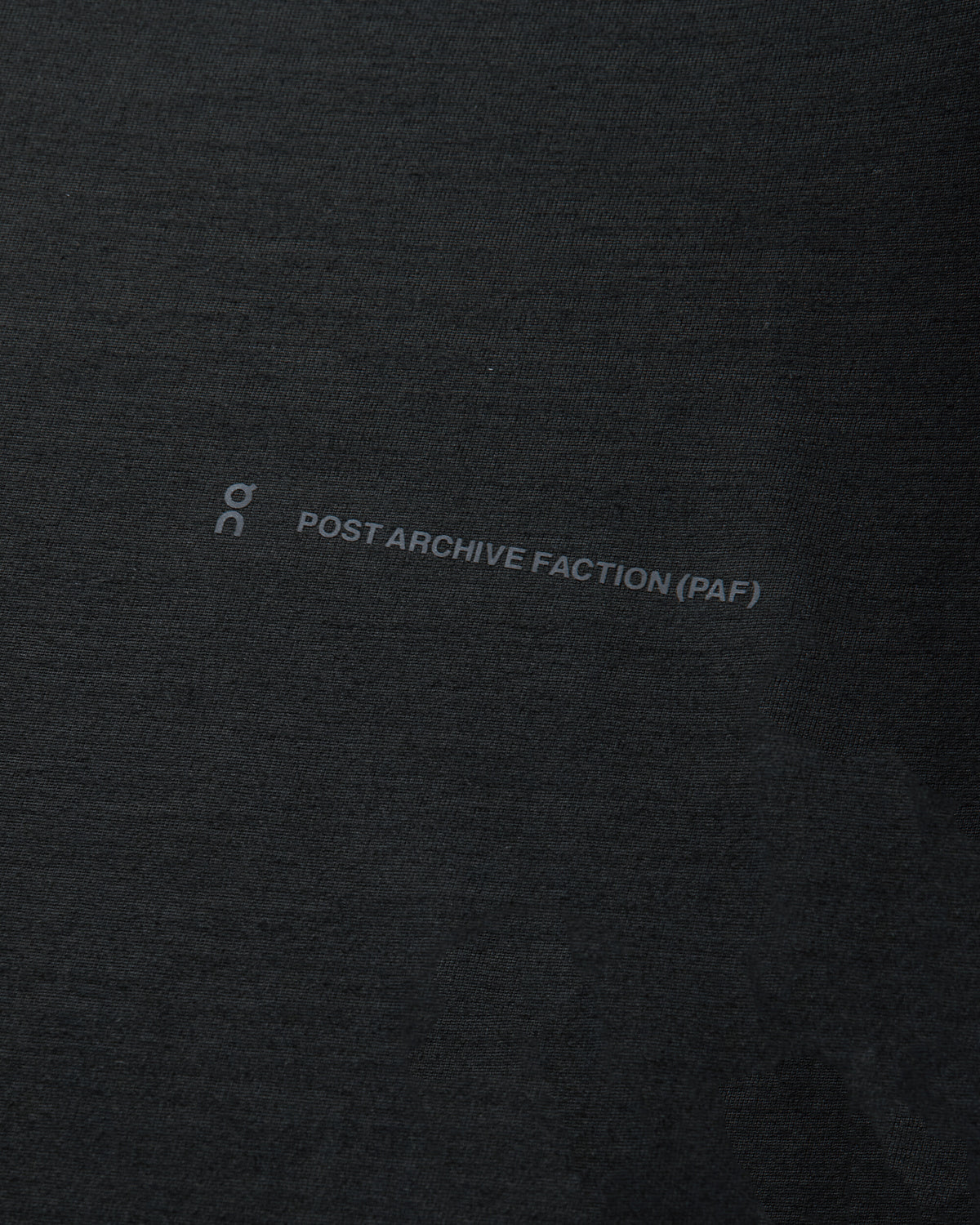 On Running-T Paf Black T-Shirts Shortsleeve 1UG10080553 002