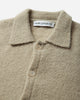 Our Legacy Evening Polo Soft Sage Fuzzy Alpaca Knitwears Cardigans M4263ES 001