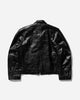 Our Legacy Mini Jacket Top Dyed Black Leather Coats and Jackets Jackets M4239MTD 001