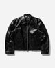 Our Legacy Mini Jacket Top Dyed Black Leather Coats and Jackets Jackets M4239MTD 001