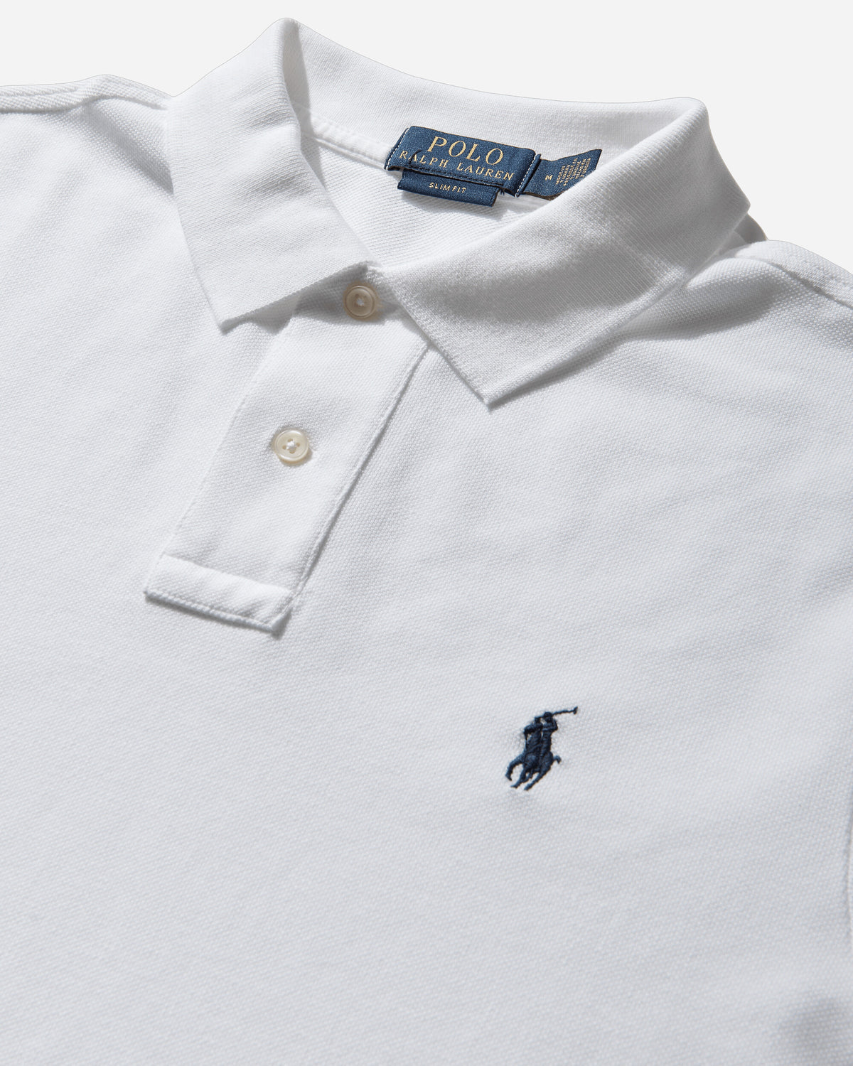 Polo Ralph Lauren Ss Slim Fit Short Sleeve 20 1 Mesh White T-Shirts Polo SS-SLIM-FIT WHT