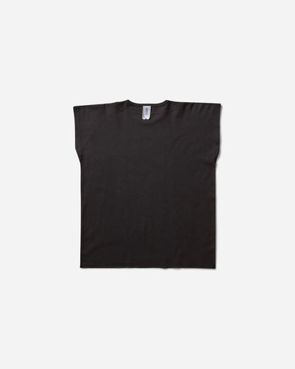 Prototypes Waffle Muscle Tee S25 T-Shirts Shortsleeve PT07JE03USB BLACK