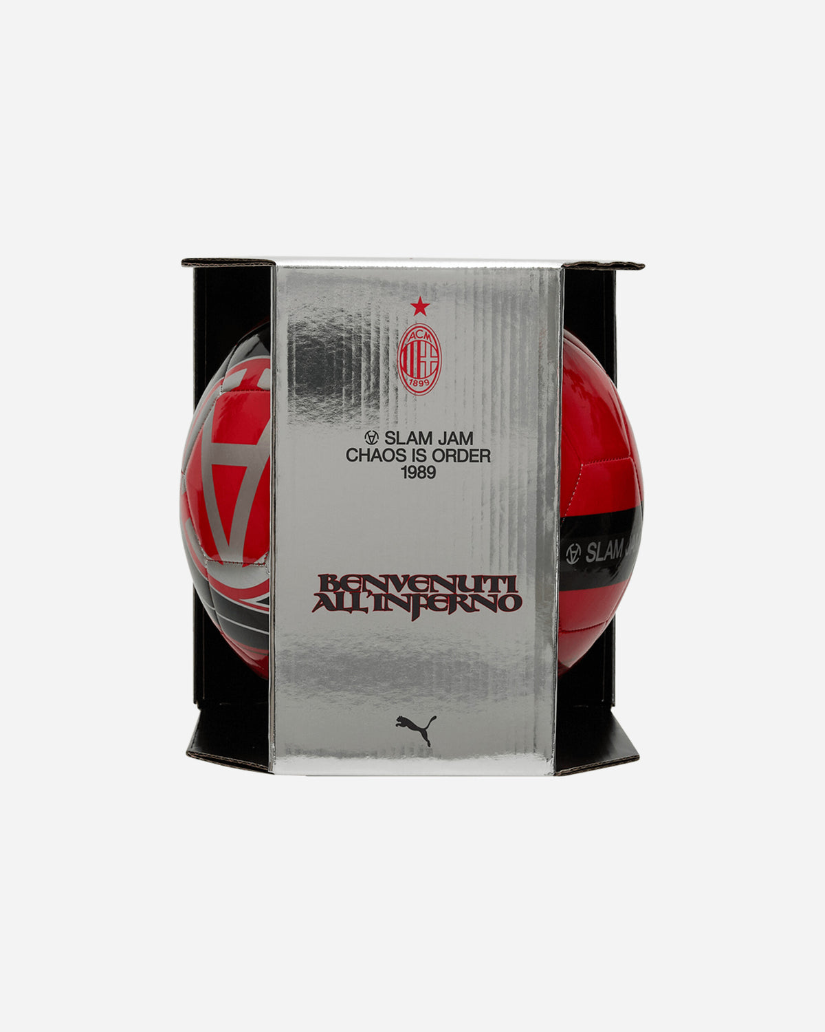 Puma ACM x Slam Jam Ball For All Time Red/Black Home Decor Toys 085291-02