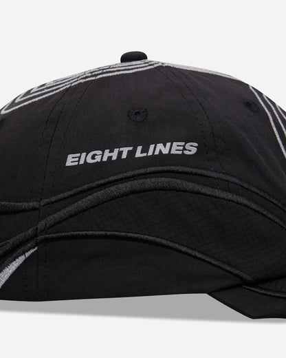 ROA Roa x Eightlines PURSUIT 6 Panel Cap Black Hats Caps YBUW2159FA129 BLK0001