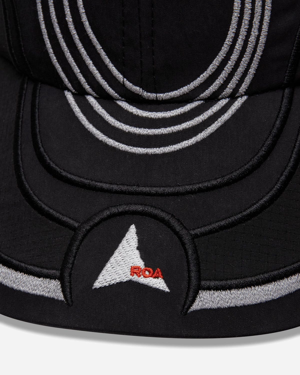 ROA Roa x Eightlines PURSUIT 6 Panel Cap Black Hats Caps YBUW2159FA129 BLK0001