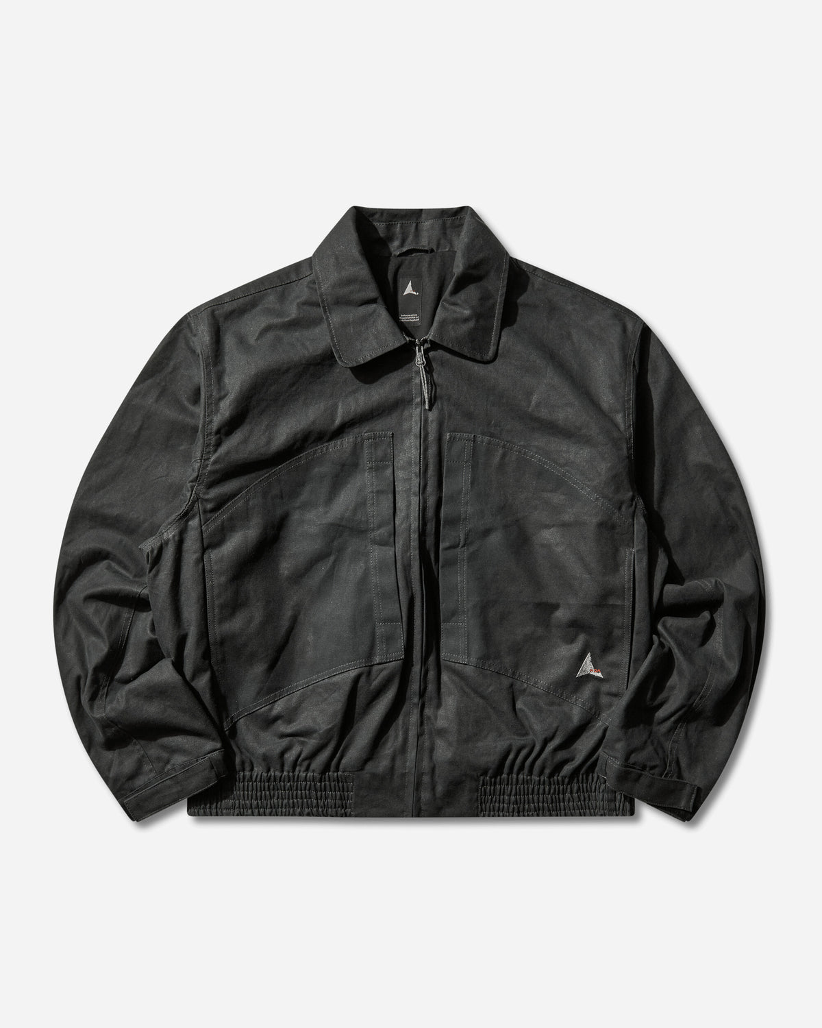 ROA Pilot Waxed Canvas Jacket Dark Green Coats and Jackets Jackets YBMW0164FA133 GRN0003
