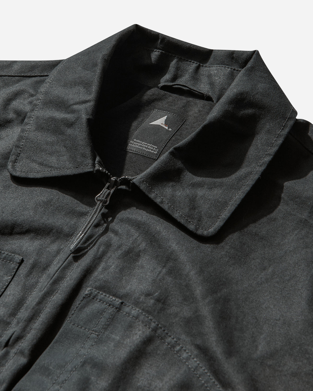ROA Pilot Waxed Canvas Jacket Dark Green Coats and Jackets Jackets YBMW0164FA133 GRN0003