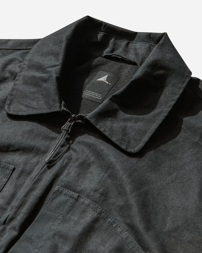 ROA Pilot Waxed Canvas Jacket Dark Green Coats and Jackets Jackets YBMW0164FA133 GRN0003