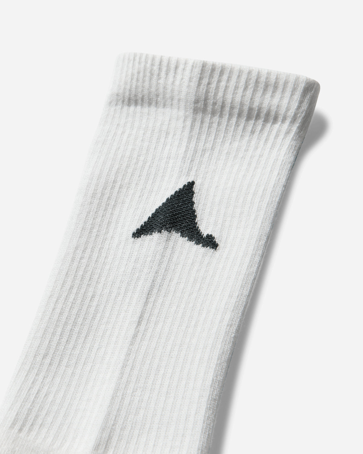 ROA Logo Biofil Socks White/Dark Green Underwear Socks YBUW087YA26 WTH0017