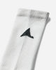 ROA Logo Biofil Socks White/Dark Green Underwear Socks YBUW087YA26 WTH0017