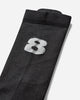 ROA Roa x Eightlines RYLI Q-skin Technical Crew Socks Black Underwear Socks YBUW049YA23 BLK0001