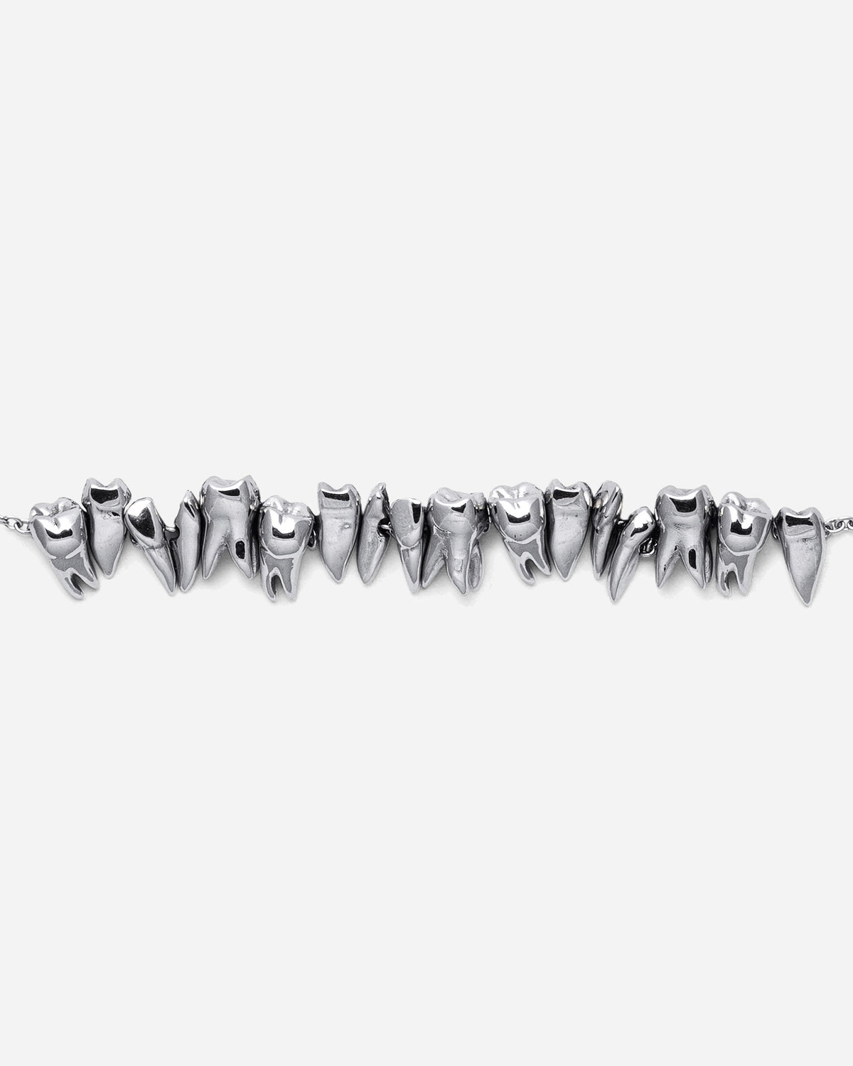 Racer Worldwide Teeth Necklace Silver Jewellery Necklaces SS26-JWL-TEETH-NECK SIL
