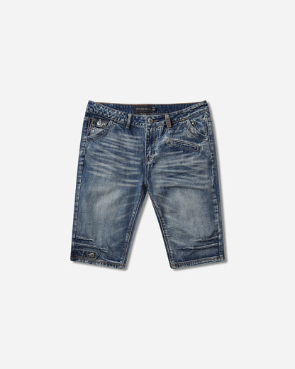 Racer Worldwide Long Denim Shorts Blue Shorts Short SS26-SHORTS-LONG-DENIM BLUE