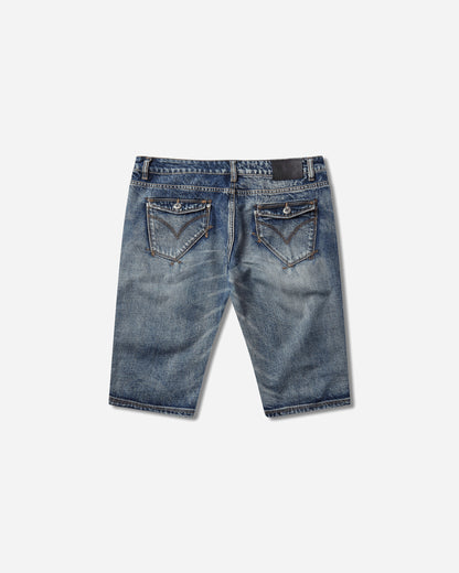 Racer Worldwide Long Denim Shorts Blue Shorts Short SS26-SHORTS-LONG-DENIM BLUE