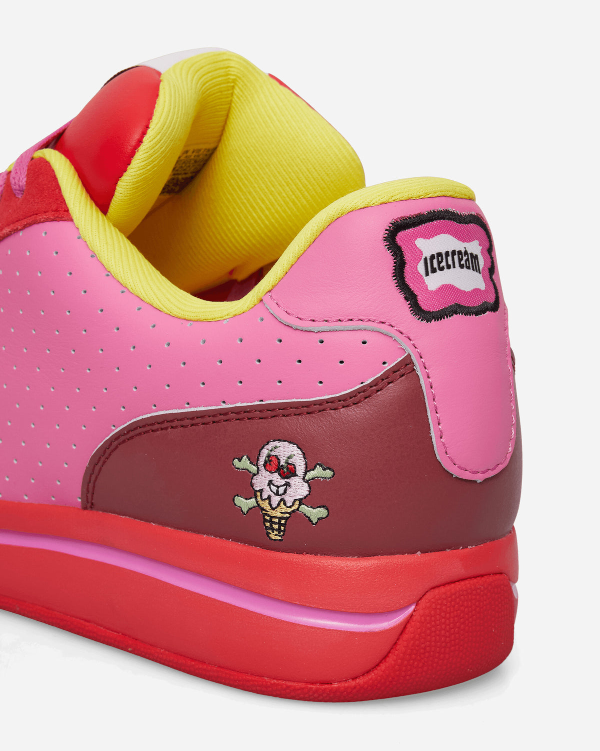 Reebok Bbc Ice Cream Board Flip Red/Pink/Yellow Sneakers Low 100267090 620