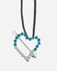 Safsafu Wmns Cupido Necklace Crystal/Green Jewellery Necklaces 2-23-N2 003