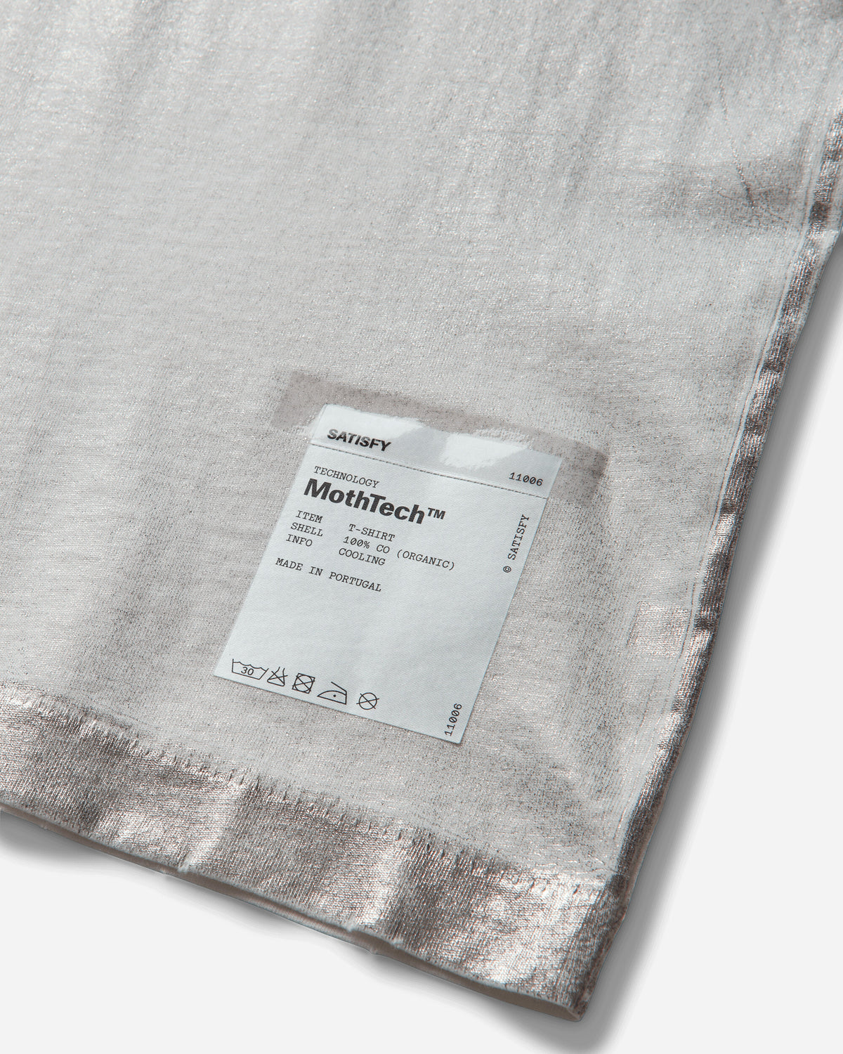 Satisfy Mothtech T Shirt Silver T-Shirts Shortsleeve 11006 80K02