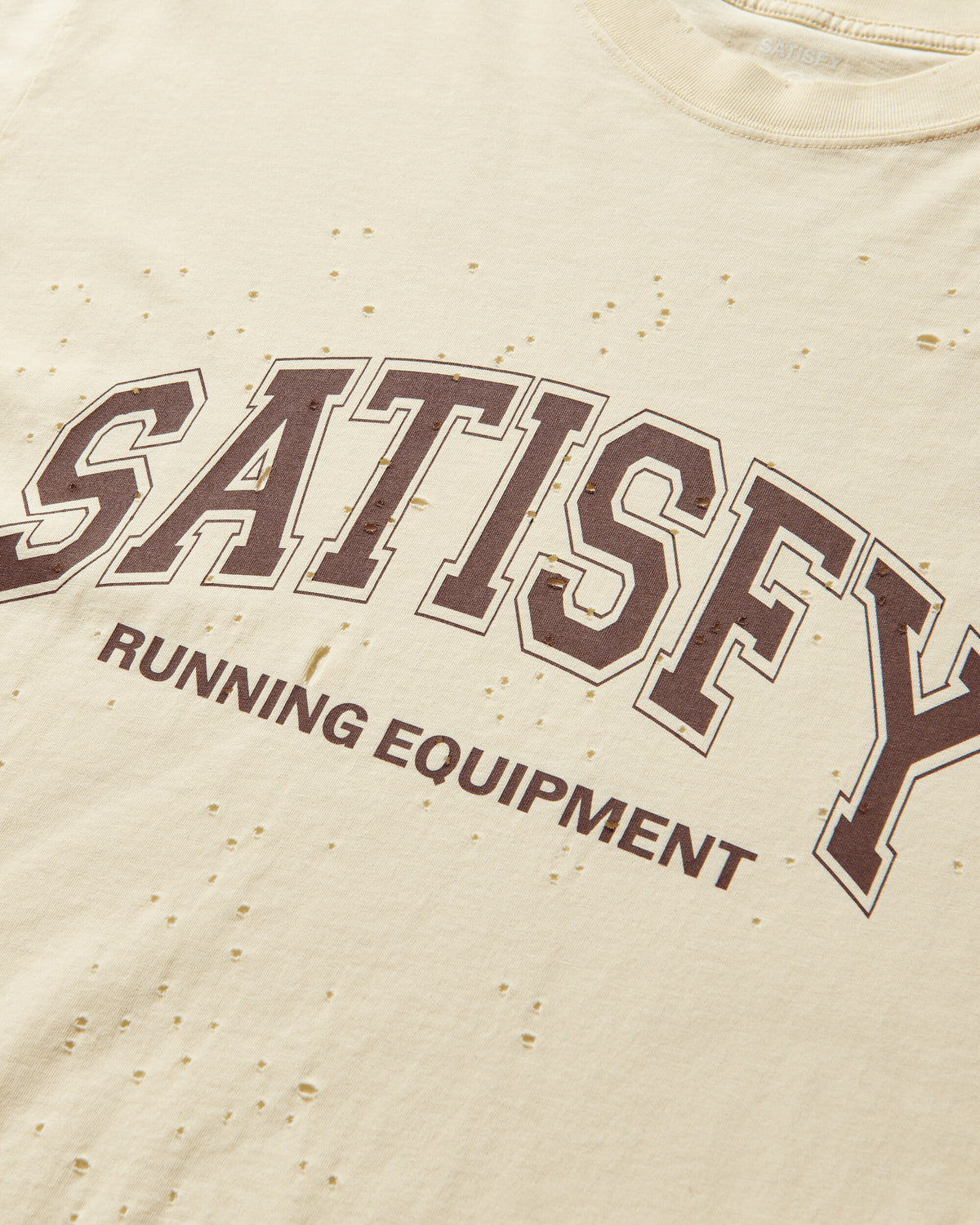 Satisfy Mothtech T Shirt Aged Transparent Yellow T-Shirts Shortsleeve 11006 41A04
