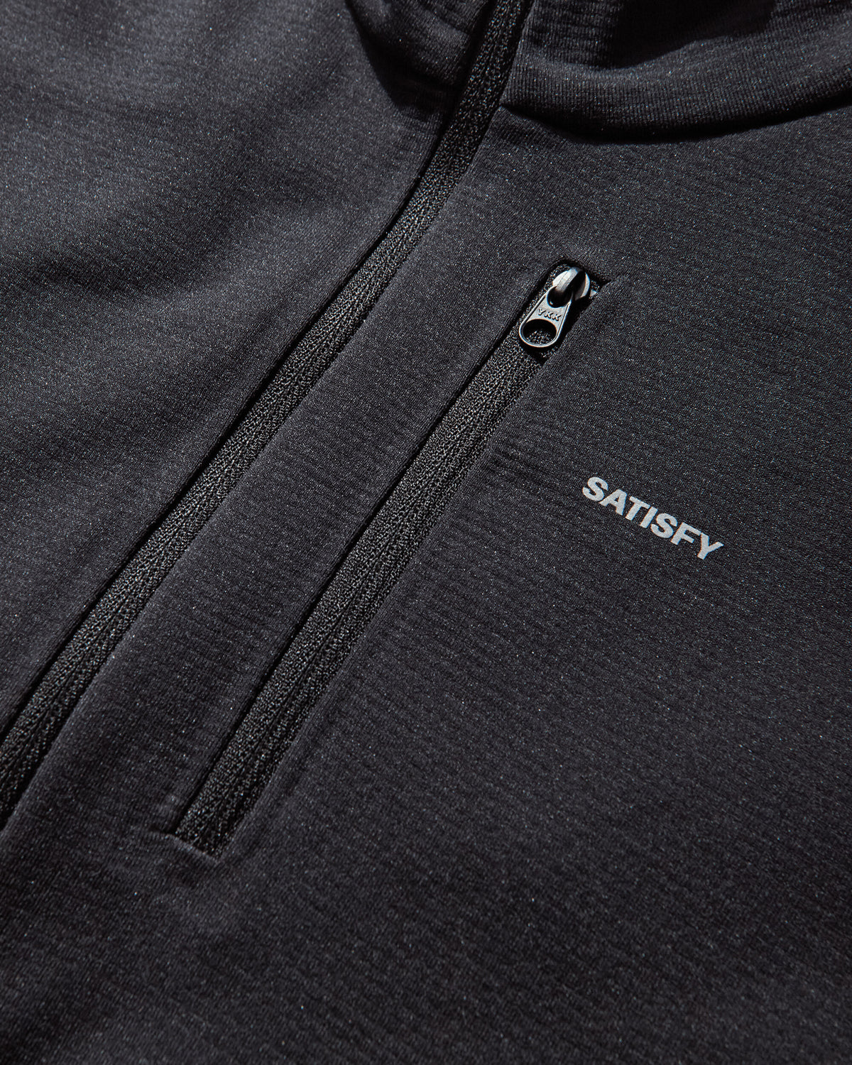 Satisfy FuzzFleece Half-Zip Black Sweatshirts Zip-Ups 11013 RRSA