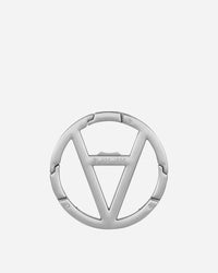 Slam Jam Chaos Is Order Logo Carabiner Silver Small Accessories Keychains BBUW202OT01 GRY0002