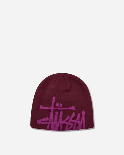 Stüssy Brushed Out Basic Skullcap Plum Hats Caps 1321279SJ 0805