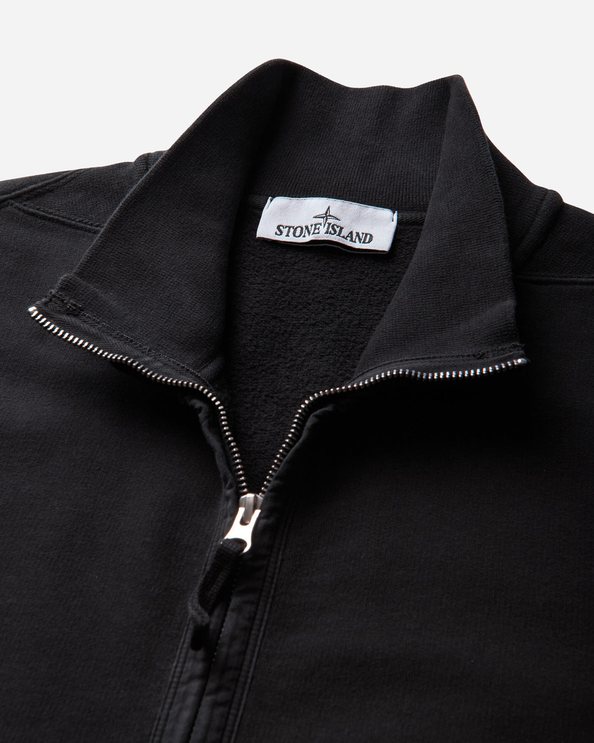 Stone Island Zip Up Cardigan Black Knitwears Cardigans L2S156100066S0A20 V0029