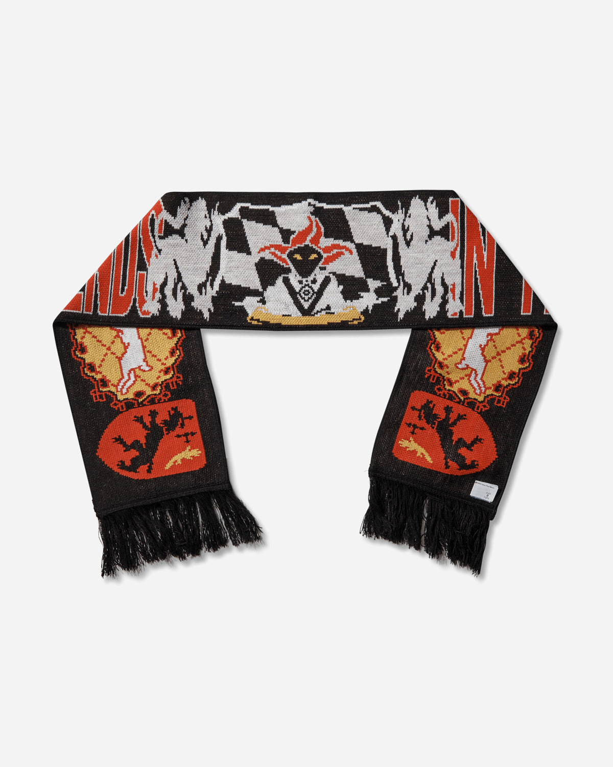 Umbro It All Ends In Tears Scarf Grey Red Black Gloves and Scarves Scarves and Warmneck UBMW2100YA34 GRY0032