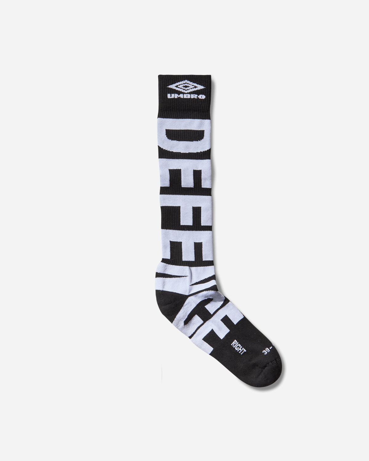 Umbro Offence Defence Socks Black White Underwear Socks UBMW0522YA22 BLK0012