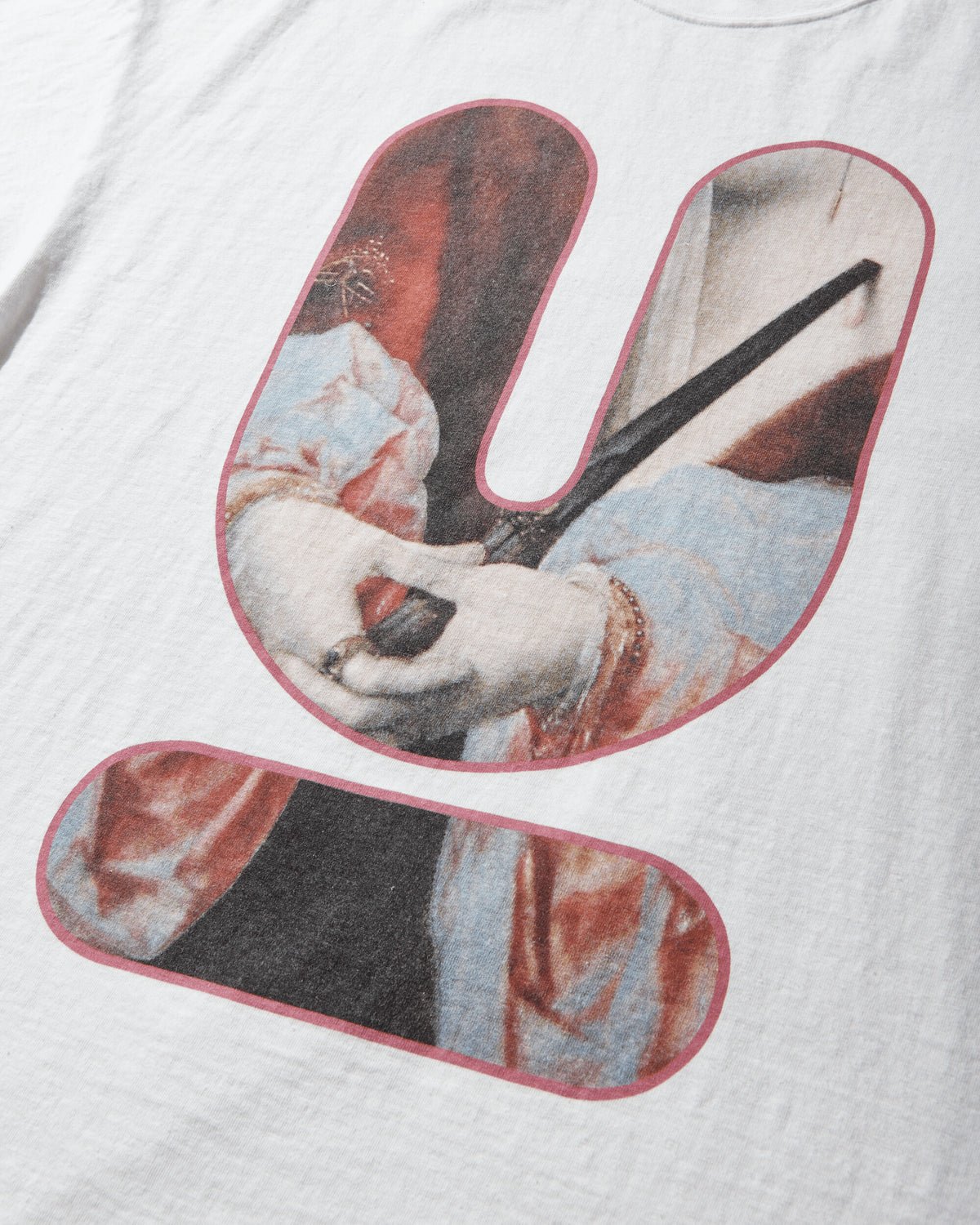 Undercover Oversized Tee White T-Shirts Shortsleeve UC1F4893 WHITE