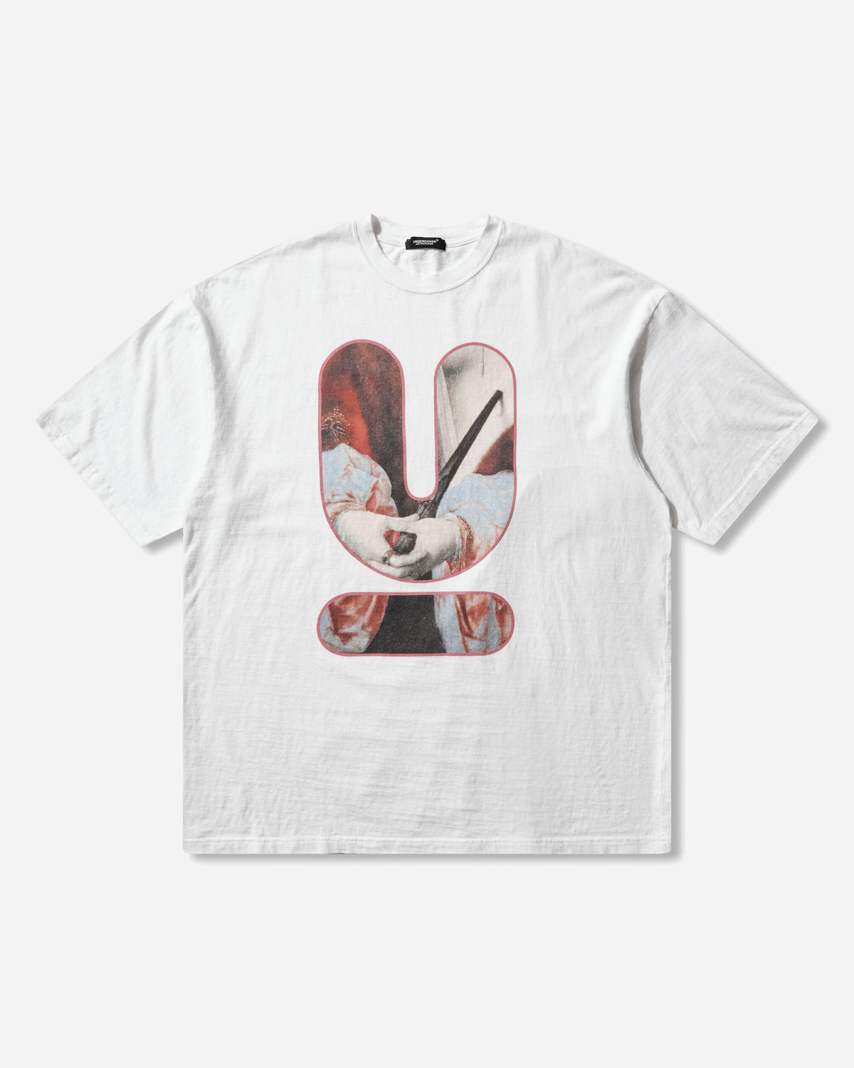 Undercover Oversized Tee White T-Shirts Shortsleeve UC1F4893 WHITE