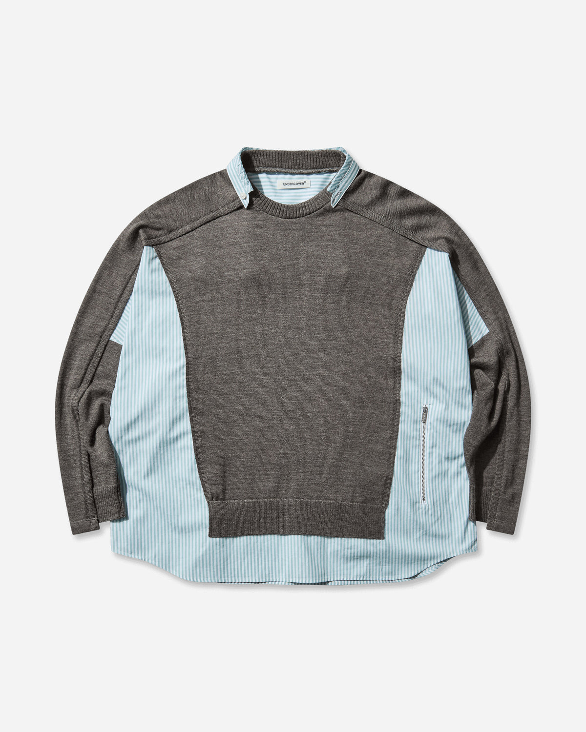 Undercover Wmns Knit Gray/Brown Knitwears Sweaters UP2E1903-2 2