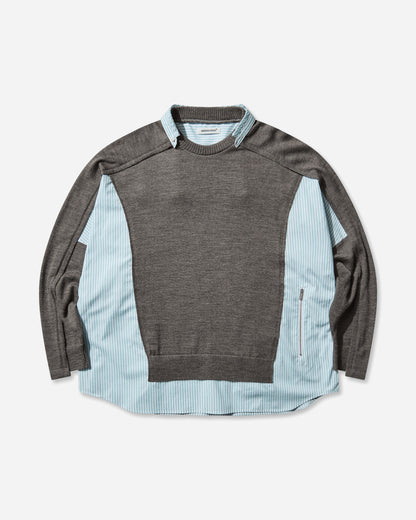 Undercover Wmns Knit Gray/Brown Knitwears Sweaters UP2E1903-2 2