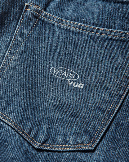 WTAPS Blues Straight Cotton Denim Indigo Pants Denim 261WVDT-PTM04 IND