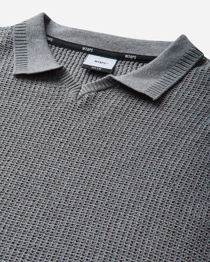WTAPS Dup Sweater Cotton Ash Gray Knitwears Sweaters 261FZDT-KNM01 GRY