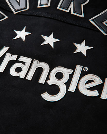 Wrangler Trucker Jacket Black Coats and Jackets Leather Jackets 112391331 BLACK