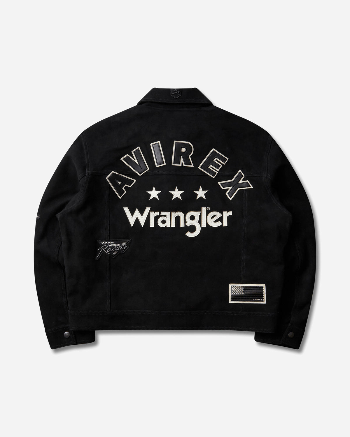 Wrangler Trucker Jacket Black Coats and Jackets Leather Jackets 112391331 BLACK