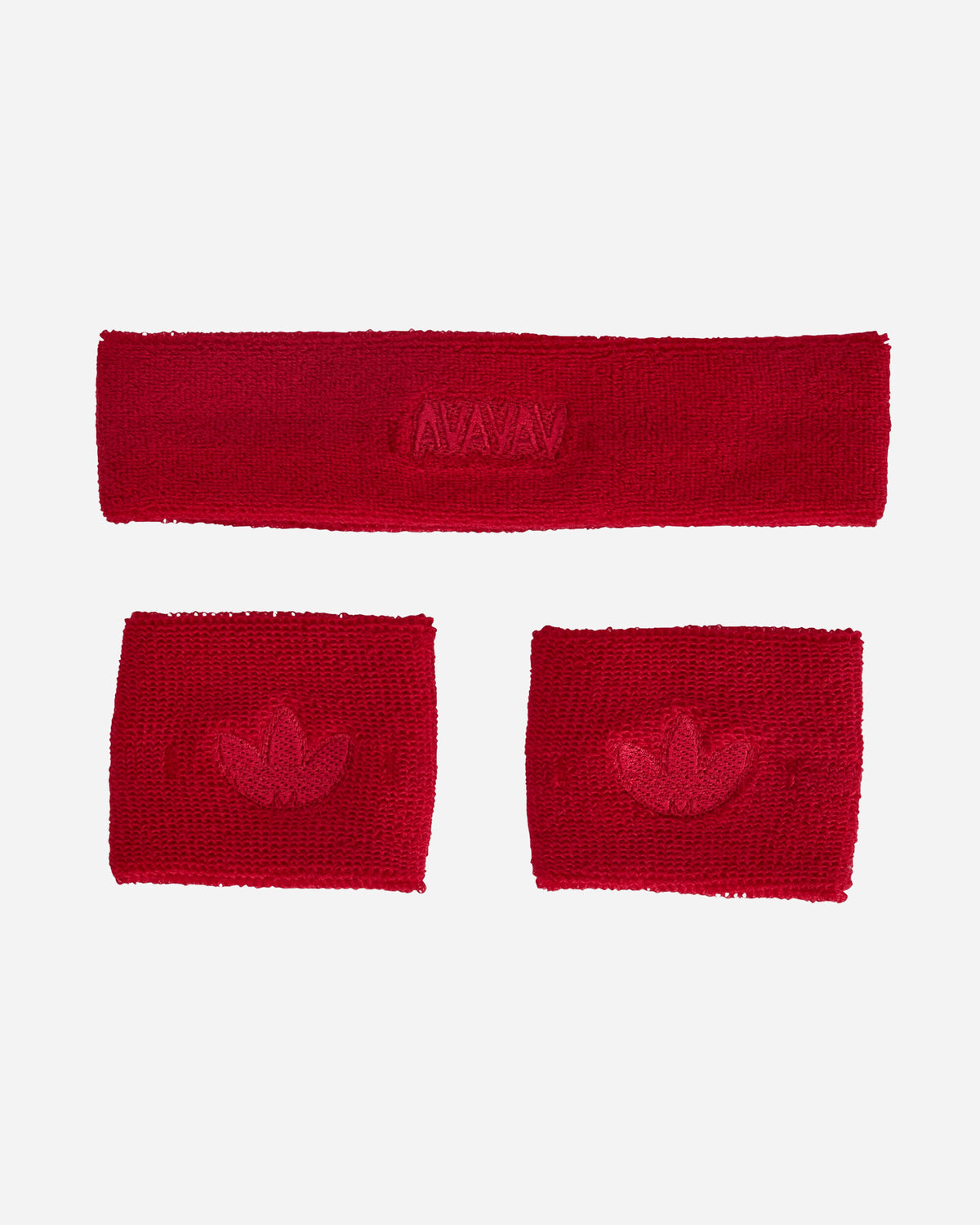 adidas Avavav Band Set Team Victory Red Gloves and Scarves Bandanas KF4966